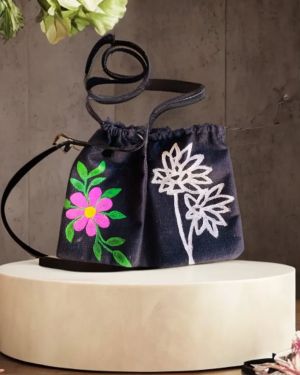 Embroidered Sling Bag